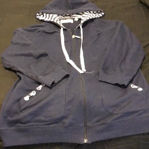 Nautical zip up jacket